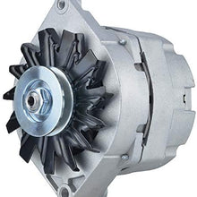 Alternator Compatible With/Replacement For GM 4.8L L6 Gas CHEVROLET/GMC All Models 1984 1985 1986 1987 1988 AL561X 9Clock 108Amp External Fan Type Solid Pulley Type Internal Rotation CW Rotation 12V