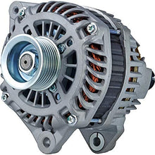 New Alternator Compatible with/Replacement for 3.7L NISSAN 370Z 10 11 12 13 14 15 16 17 11438, A3TJ1991B 10Clock 130Amp Internal Fan Type Solid Pulley Type Internal Regulator CW Rotation 12V