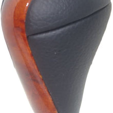Punched Leather Piano Black Gear Shift Knob for Lexus ES300h ES350 GS300 GS350 GS430 GS450h GS460 is F IS250 IS350 LS460 RX350