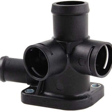 VB 1pcs Coolant Flange Connector w/Plug+Clip+O-Ring 037121144H For Volkswagen 2.0L