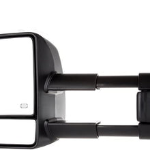 SCITOO for Toyota Towing Mirror High Performance Driver Side Automotive Exterior Mirror for 07-16 for Toyota for Tundra with Turn Signal Heated and Power Control Features