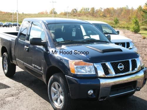 Xtreme Autosport Unpainted Hood Scoop Compatible with 2004-2015 Nissan Titan by MrHoodScoop HS009