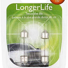 Philips DE3425 LongerLife Miniature Bulb, 2 Pack