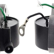 Amhousejoy 2Pcs Ignition Coil for OMC Fit for Johnson Evinrude Outboard Replacement 582995/584477 / 580416-2 Cylinders Boat Outboard Engines