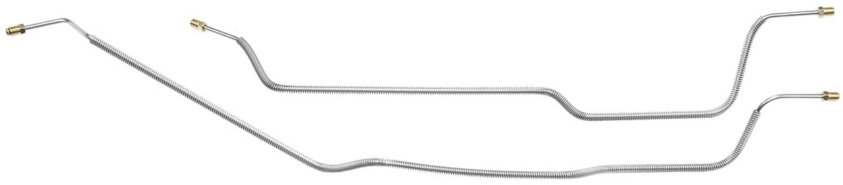 Compatible With 1973-1980 Chevrolet GMC C20 C25 C30 2wd Corporate Rear Axle Brake Lines Steel