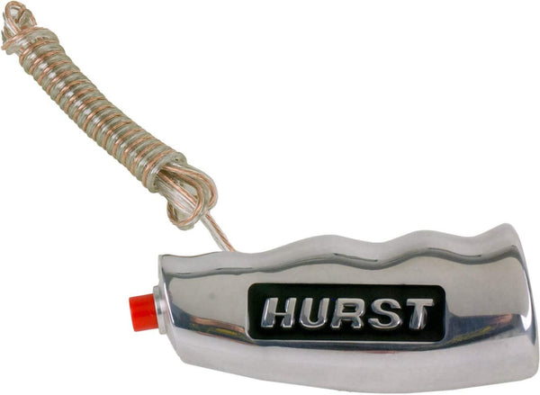 NEW HURST UNIVERSAL T-HANDLE SHIFT KNOB,MANUAL,POLISHED,12V SWITCH