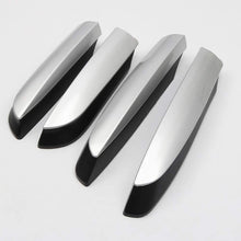 ITrims 2013 2014 2015 2016 2017 for Toyota RAV4 XA40 Silver Exterior Roof Rack Rail End Cover Shell Cap Replacement 4PCS