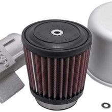 K&N 62-1400 Vent Air Filter / Breather: Vent Air Filter/ Breather; 2 in (51 mm) Flange ID; 3.5 in (89 mm) Height; 3 in (76 mm) Base; 3.5 in (89 mm) Top