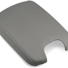 VANJING Center Console Lid Armrest Replacement Cover Compatible for 2008 2009 2010 2011 2012 Honda Accord Center Console Cover (Gray)
