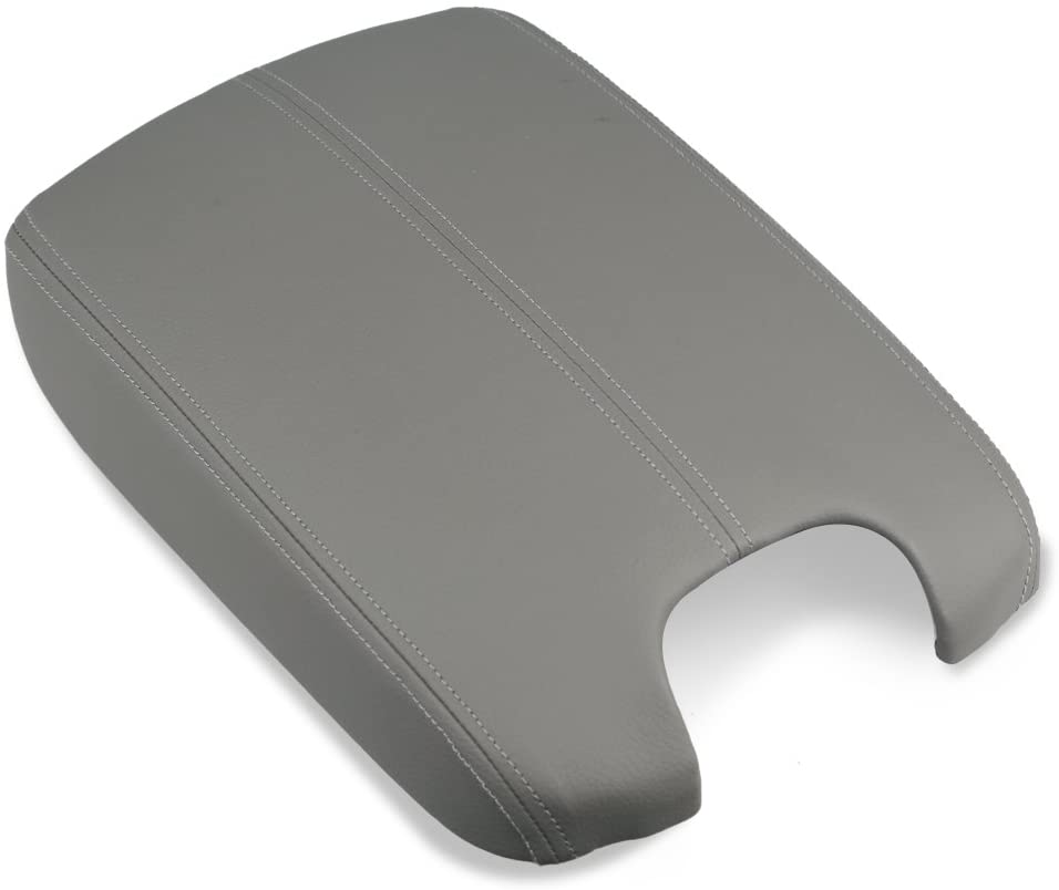 VANJING Center Console Lid Armrest Replacement Cover Compatible for 2008 2009 2010 2011 2012 Honda Accord Center Console Cover (Gray)