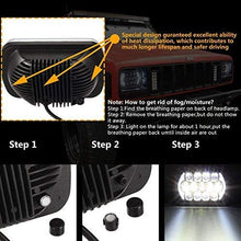 Partsam 5x7 LED Headlights 7x6 Sealed Beam Angel Eyes DRL Hi/Lo H6054 Compatible with Jeep Wrangler YJ Cherokee XJ/Toyota 4Runner Tacoma/Chevy Blazer Express Van (2PCS)