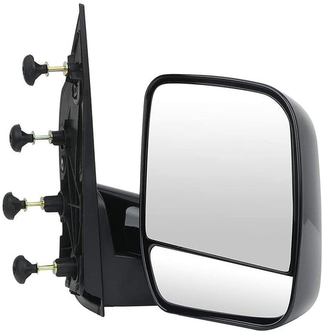 Aintier Passenger Side Side Mirror Compatible with 2002-2008 for Ford E150 E250 E350 E450 E550 Van with Manual Adjustment Manual Folding 128-00818L 3C2Z 17683 FAA