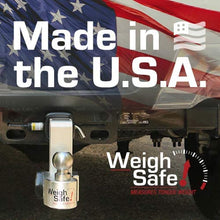 Weigh Safe 180 Hitch CTB8-2.5 8" Drop Hitch, 2.5" Receiver 18,500 LBS GTW - Adjustable Aluminum Trailer Hitch Ball Mount & Chrome Plated Combo Ball, Dual Pin Keyed Lock