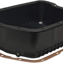 Derale 14210 Transmission Cooling Pan for Dodge A518 (46RH, 46RE) / A618 (47RH, 47RE, 48RE), Black