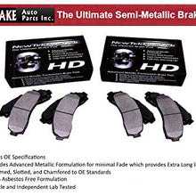 DK1604-3D Rear Drilled Rotors and Ultimate HD Semi-Metallic Brake Pads and Hardware Set Kit