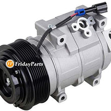 FridayParts Air Conditioning Compressor AT367640 for John Deere E210LC E240LC E300LC E330LC E360LC Excavator