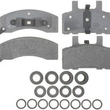 ACDelco 14D370MH Advantage Semi-Metallic Front Disc Brake Pad Set with Hardware