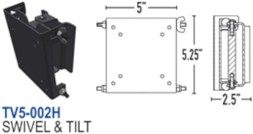 MOR/ryde TV5002H Swivel and Tilt Portable TV Mount