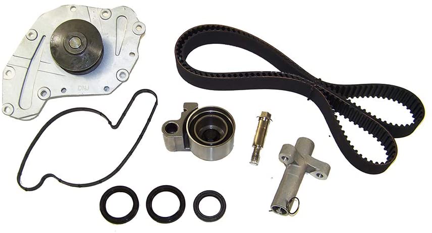 DNJ TBK1150WP Timing Belt Kit with Water Pump for 2005-2011 / Chrysler, Dodge, Volkswagen / 300, Avenger, Challenger, Charger, Grand Caravan, Journey, Magnum, Nitro, Pacifica, Routan, Sebring