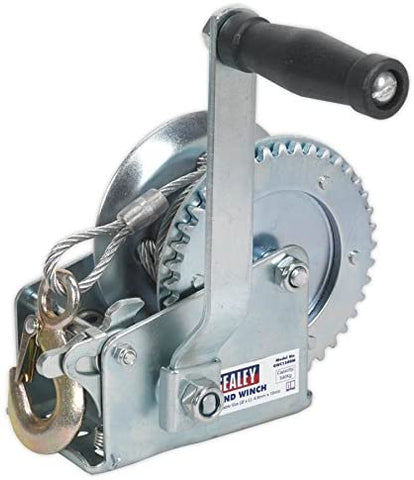 Sealey GWC1200M 540 kg Capacity Geared Hand Winch with Cable by Sealey