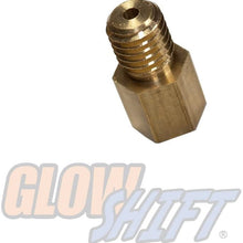GlowShift M12 x 1.5 Male to 1/8-27 NPT Female Gauge Sensor Sender Thread Adapter Reducer