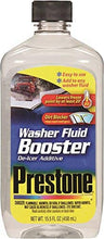 Prestone 15.5 Ounce AS240 Windshield Washer Fluid Booster De-Icer Additive-15.5 oz