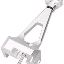 Mallofusa Motorcycle Stabilizer Steering Damper Bracket Mount Holder Kit Compatible for Yamaha MT-09 2013 2014 2015 Silver