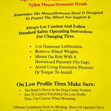 Technicians Resource Nylon Mount/Demount Head Only for Accuturn Early FMC, John Bean, Hofmann and Snap-On Tire Changers