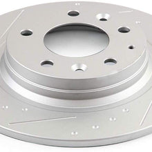 Ineedup 2 Brake Disc Rotots and 4 Ceramic Pads fit for 2006-2009 Ford Fusion, 2007-2009 Lincoln MKZ, 2006-2012 Mazda 6, 2006-2010 Mercury Milan