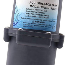 Gazechimp Accumulator Tank Water Pump Flow Control Systems Bladder-Type 125 psi 23.5 OZ