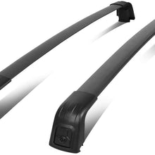 Pair OE Style Aluminum Roof Rack Rail Cross Bars Cargo Carrier Replacement for Sportage 16-19