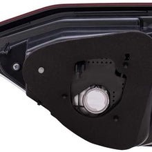 Replacement Driver Tail Light Red and Clear Lid Mounted Lens Compatible with 2020 Corolla Sedan Japan 2020 Corolla Hybrid