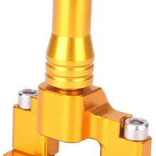 Mallofusa Motorcycle Stabilizer Steering Damper Bracket Mount Holder Kit Compatible for Yamaha R3 2013 2014 2015 Gold