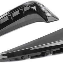 Newsmarts Car Air Flow Side Vent Fender Trim Decoration Sticker Exterior Shark Grille Décor for BMW X5