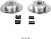 Power Stop K831 Rear Brake Kit with Drilled/Slotted Brake Rotors and Z23 Evolution Ceramic Brake Pads