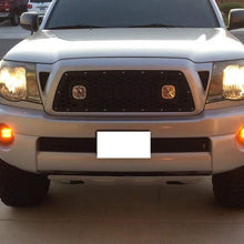 iJDMTOY (2) 3-Inch Cubic 20W CREE LED Pod Lights Compatible With Truck Jeep Off-Road ATV 4WD 4x4, Amber Yellow