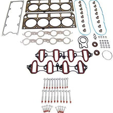 DNJ Head Gasket Set with Head Bolt Kit For 2004-2007 for Cadillac Escalade 6.0L 5967cc 364cid V8 OHV