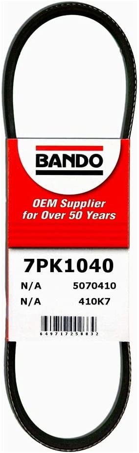 ban.do 7PK1700 OEM Quality Serpentine Belt (7PK1040)