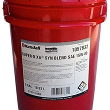 Kendall KENSDTI15W40-05 Super D-XA 15W40 Heavy Duty Engine Oil, 640. Fluid_Ounces