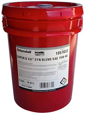 Kendall KENSDTI15W40-05 Super D-XA 15W40 Heavy Duty Engine Oil, 640. Fluid_Ounces