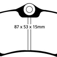 EBC Brakes DP2680 Greenstuff 2000 Series Sport Brake Pad