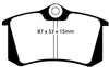 EBC Brakes DP3680C Redstuff Ceramic Low Dust Brake Pad