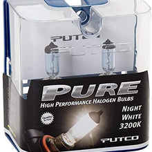 Putco 230011NW Pure Halogen Headlight Bulb - Night White - H11 (Pair)