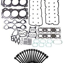 DNJ Head Gasket Set with Head Bolt Kit For 2005-2016 for Nissan Frontier 4.0L 3954cc V6 DOHC