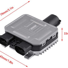 KIMISS Aluminum Radiator Cooling Fan Control Module for S60 7T43-8C609-BA 7G919A819AA