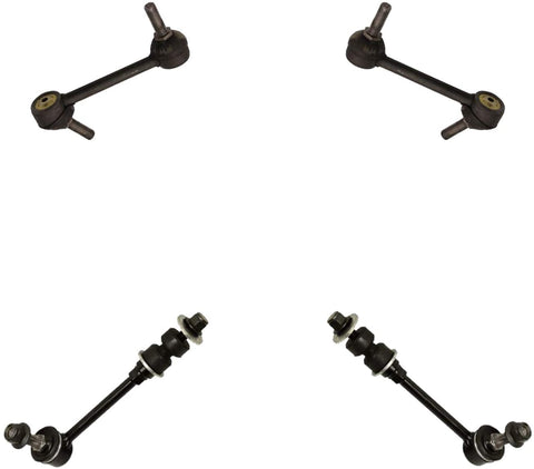 Detroit Axle Replacement for 01-07 Toyota Sequoia Front + Rear Sway Bar Link Ends - 4pc Set
