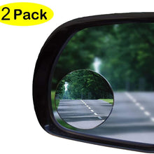 2" Blind Spot Mirror Oval Convex Stick-On Rear View and REAL Glass Mirrors-GUARANTEED - ALUMINUM Housing not plastic, Rust Resistant, for Motorcycle, ATV, Boat, Car, SUV - WIDE ANGLE No More Blindspots