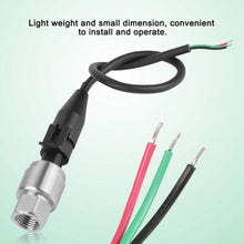 G1/4" Pressure Transducer Sensor, Pressure Gauge Transducer for Water, Gas and Oil Input 5V Output 0.5-4.5V / 0-5V(0-750PSI)