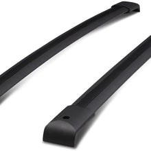 Pair OE Style Aluminum Bolt-on Top Rail Roof Rack Cross Bar Luggage Carrier Replacement for Honda Pilot 03-08