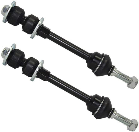 Detroit Axle - Both (2) Brand New Front Stabilizer Sway Bar End Link - for 2WD 2002 2003 2004 2005 2006 2007 Ram 1500 5-Lug Models